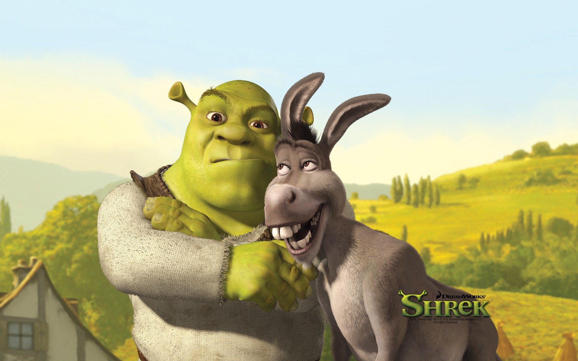 Shrek And Donkey Hd , HD Wallpaper & Backgrounds