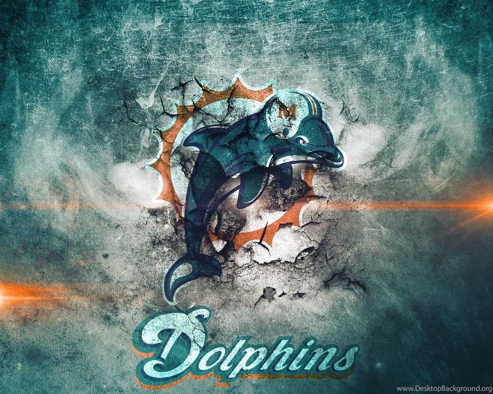 Miami Dolphins Wallpapers - Cool Detroit Lions Logo , HD Wallpaper & Backgrounds