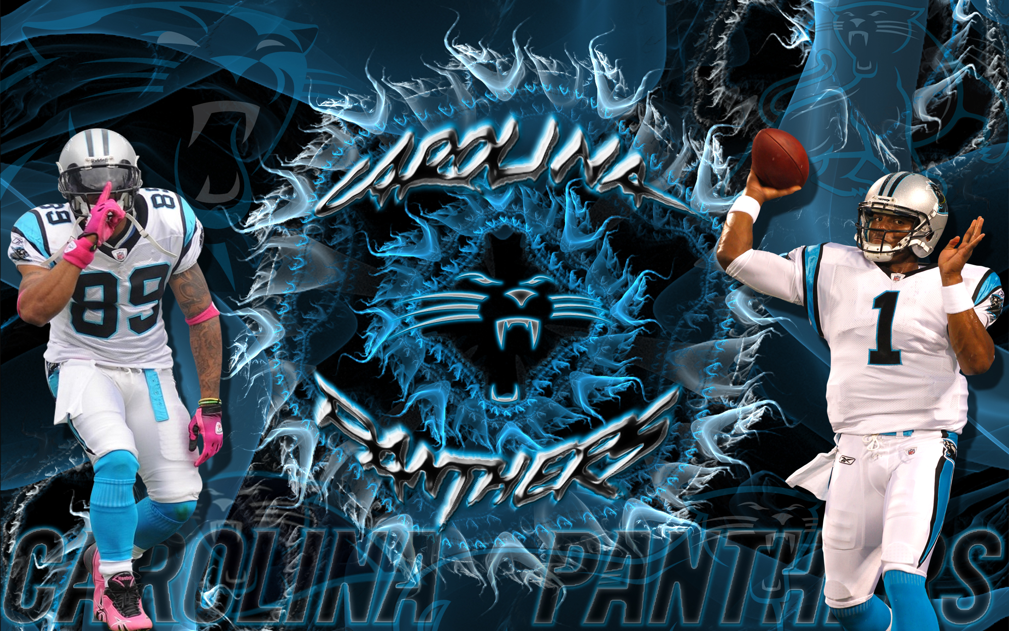 Carolina Panthers Steve Smith Cam Newton Wallpaper , HD Wallpaper & Backgrounds