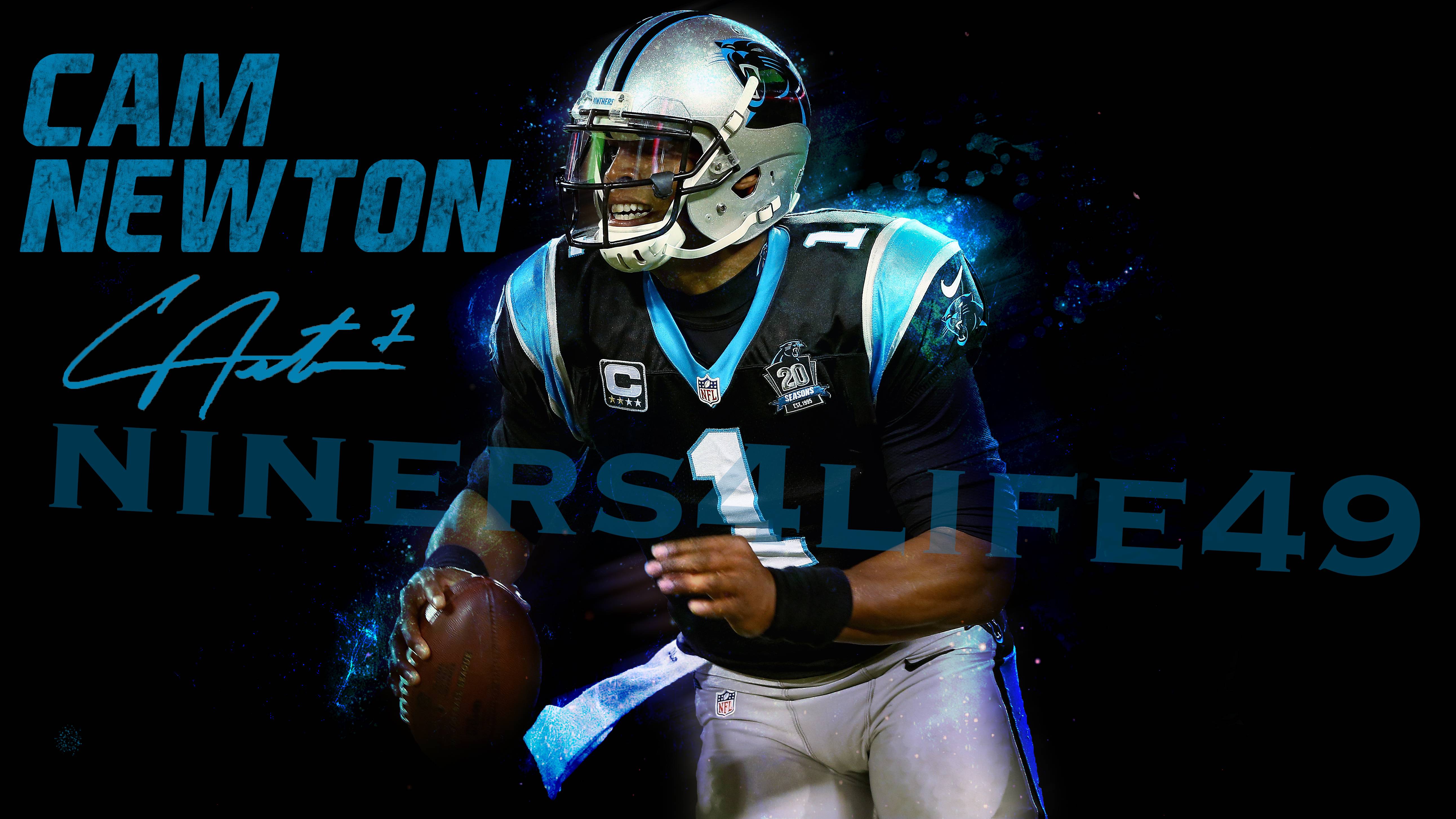 Cam Newton Art 5 , HD Wallpaper & Backgrounds