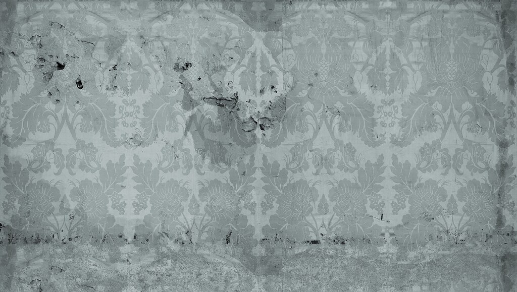 Wallpaper - Faded Empire - Damaged Blue - Monochrome , HD Wallpaper & Backgrounds