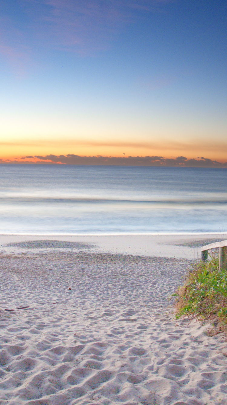 Sand Beach Sunrise Nature Iphone Wallpaper - Nature Iphone Wallpaper Scenery , HD Wallpaper & Backgrounds