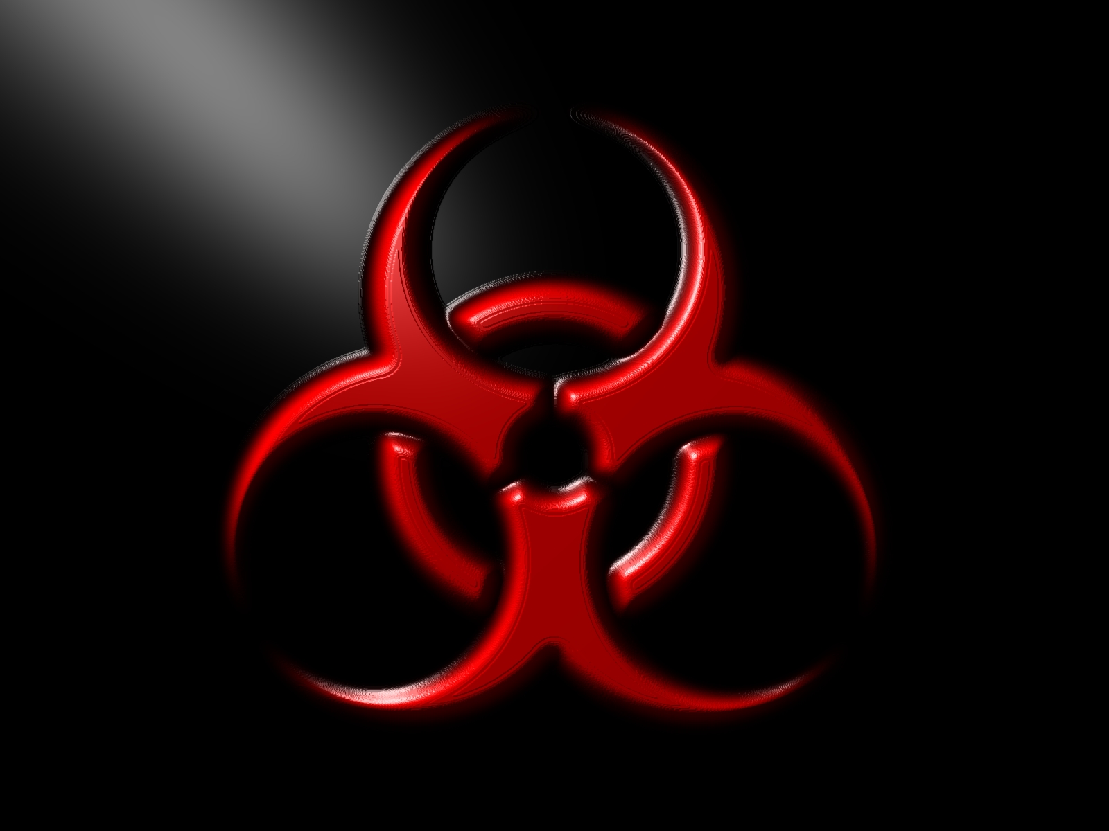 Red And Black Biohazard Symbol , HD Wallpaper & Backgrounds