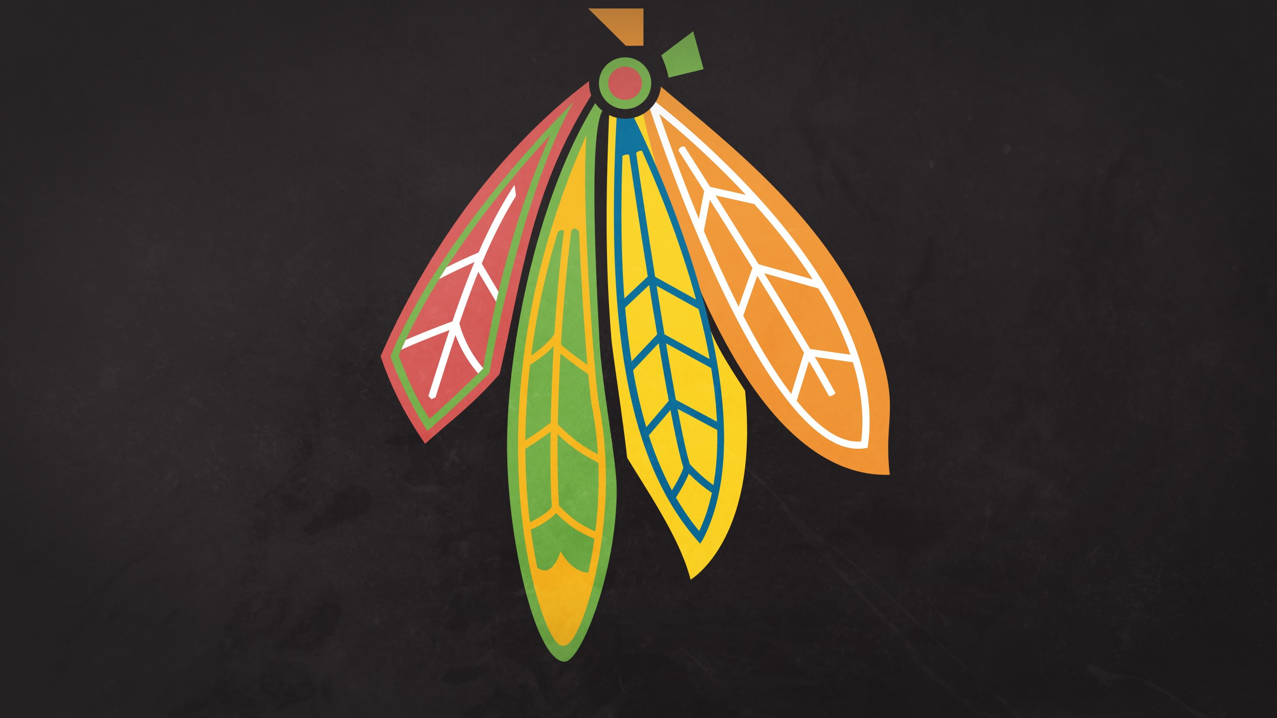 Chicago Blackhawks Wallpaper - Chicago Blackhawks Green Feathers , HD Wallpaper & Backgrounds
