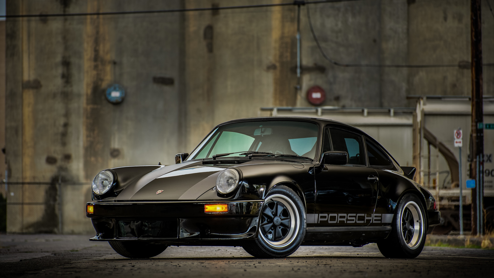 Vehicles Porsche 911sc Porsche Sport Car Old Car Black - 911sc Black Porsche 911sc , HD Wallpaper & Backgrounds