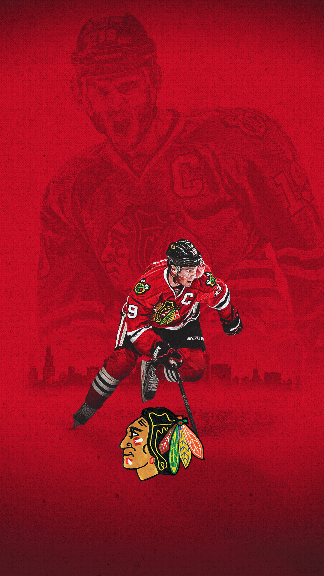 Chicago Blackhawks Wallpaper - Illustration , HD Wallpaper & Backgrounds