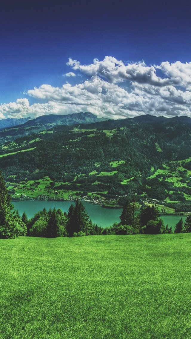 Photography Lake Beautiful Iphone Sky Gorgeous Landscape - Switzerland Wallpaper Nature Iphone , HD Wallpaper & Backgrounds