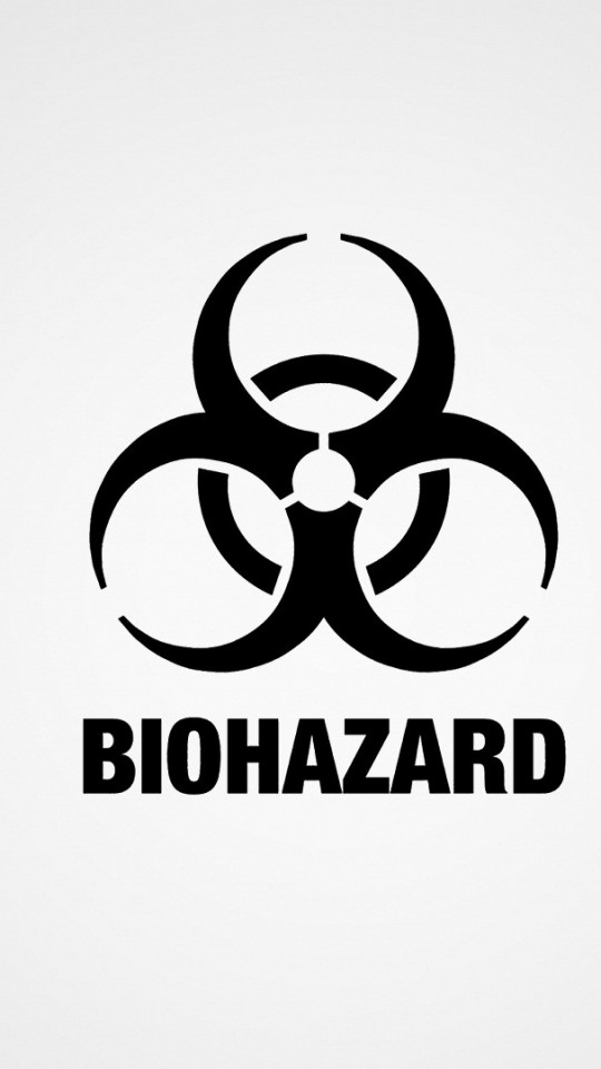 Biohazard Symbol Black And White , HD Wallpaper & Backgrounds