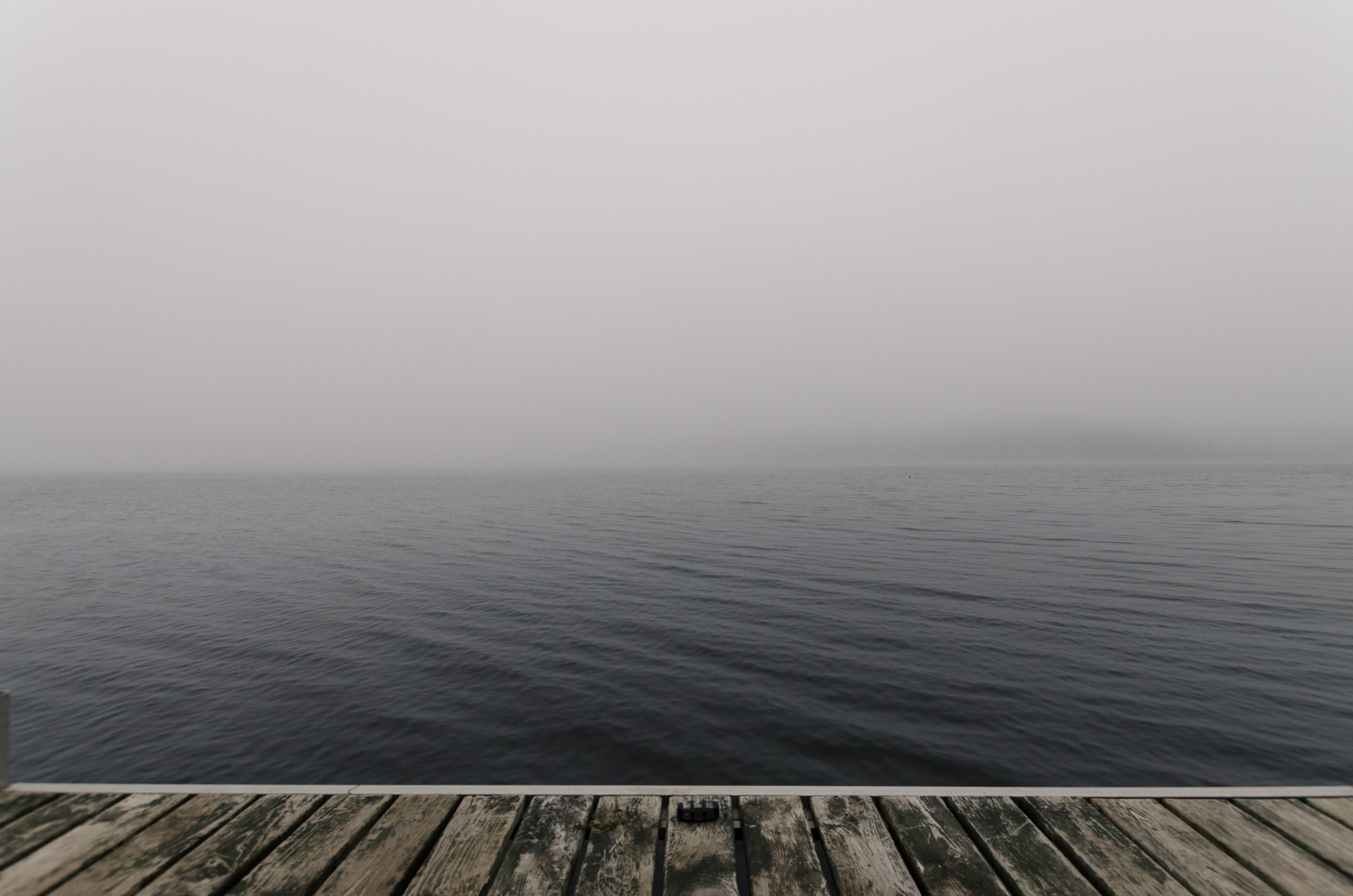 Причал На Озере Туман , HD Wallpaper & Backgrounds