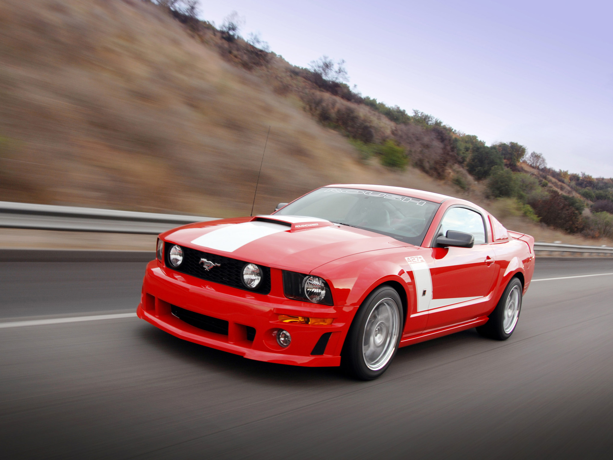 2009 Roush Ford Mustang 427r Muscle Tuning Hot Rod - Ford Mustang 2009 Tuning , HD Wallpaper & Backgrounds