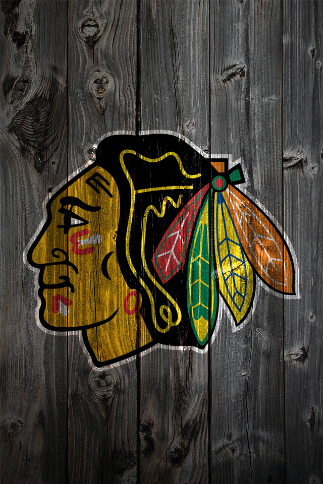 Chicago Blackhawks Wood Iphone 4 Background A Photo - Mets Wallpaper Iphone X , HD Wallpaper & Backgrounds