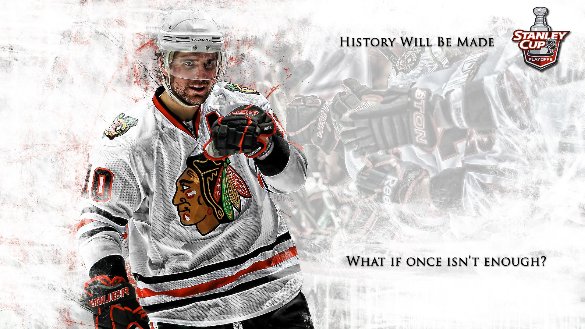 Hockey Patrick Sharp Chicago Blackhawks - Stanley Cup , HD Wallpaper & Backgrounds