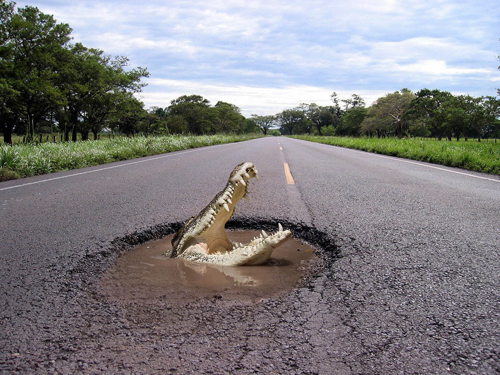 Hole In The Road , HD Wallpaper & Backgrounds