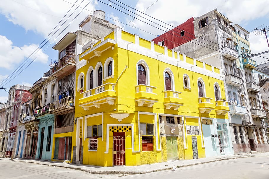 Cuba, Havana, Architecture, Building, Destination, - House , HD Wallpaper & Backgrounds