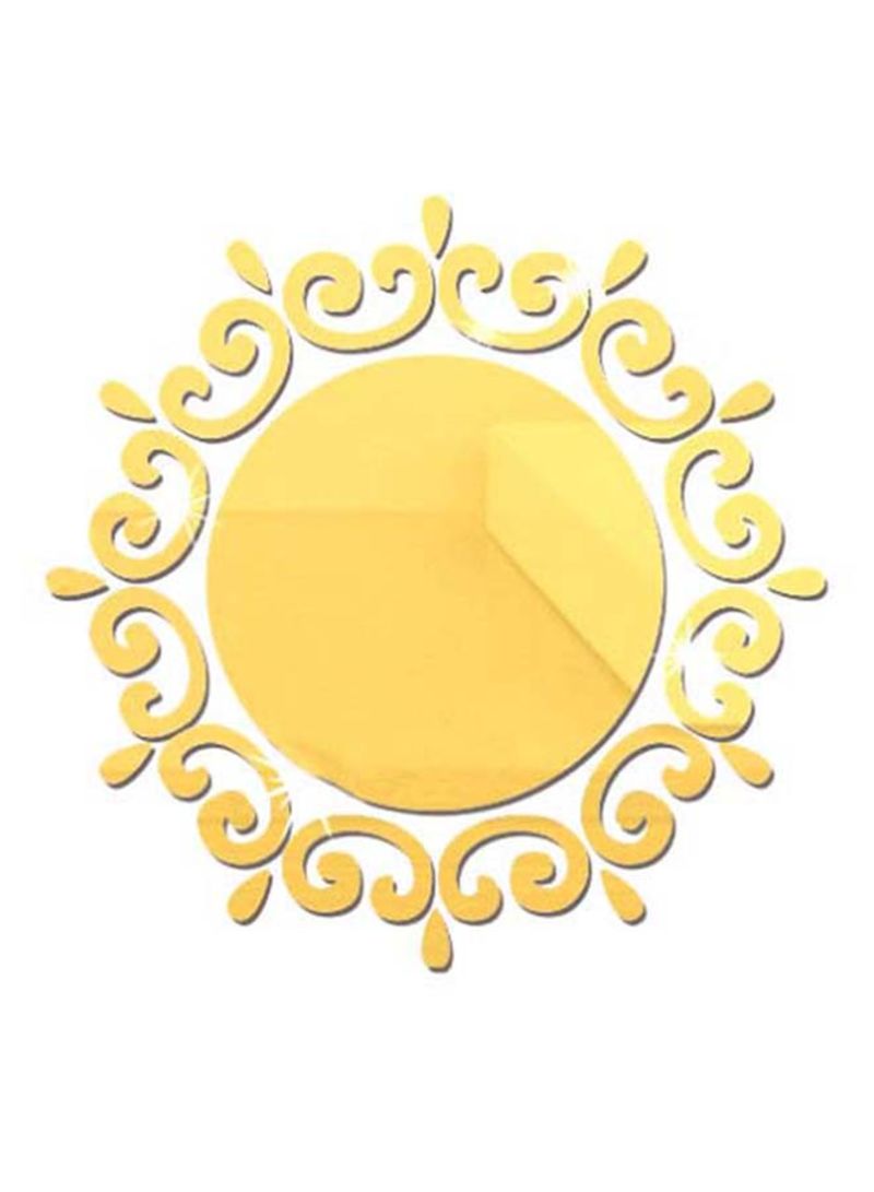 Buy Hexagon 3d Mirror Wallpaper Yellow 46x46centimeter - Sticker , HD Wallpaper & Backgrounds