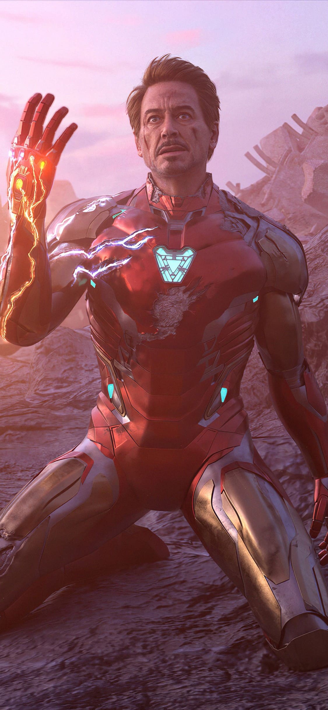 Iron Man Android Wallpaper - Tony Stark Infinity Stones , HD Wallpaper & Backgrounds
