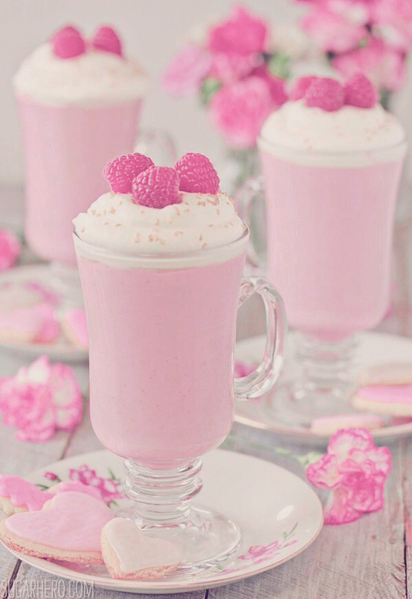 Drink, Pink, And Food Image - Pastel Pink Food Aesthetic , HD Wallpaper & Backgrounds