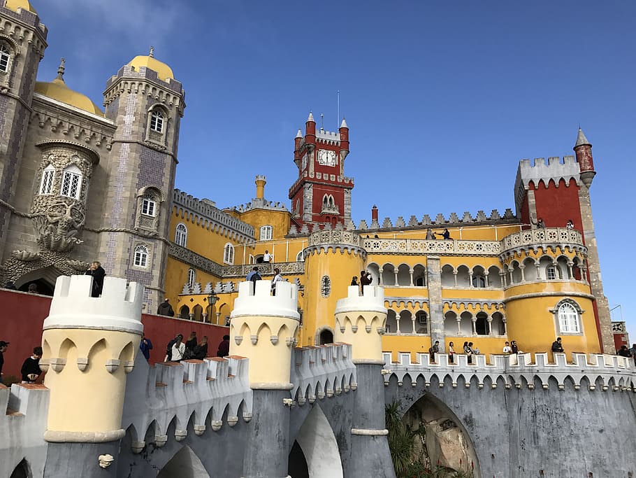Portugal, Sintra, Park And National Palace Of Pena, - Sintra-cascais Natural Park , HD Wallpaper & Backgrounds