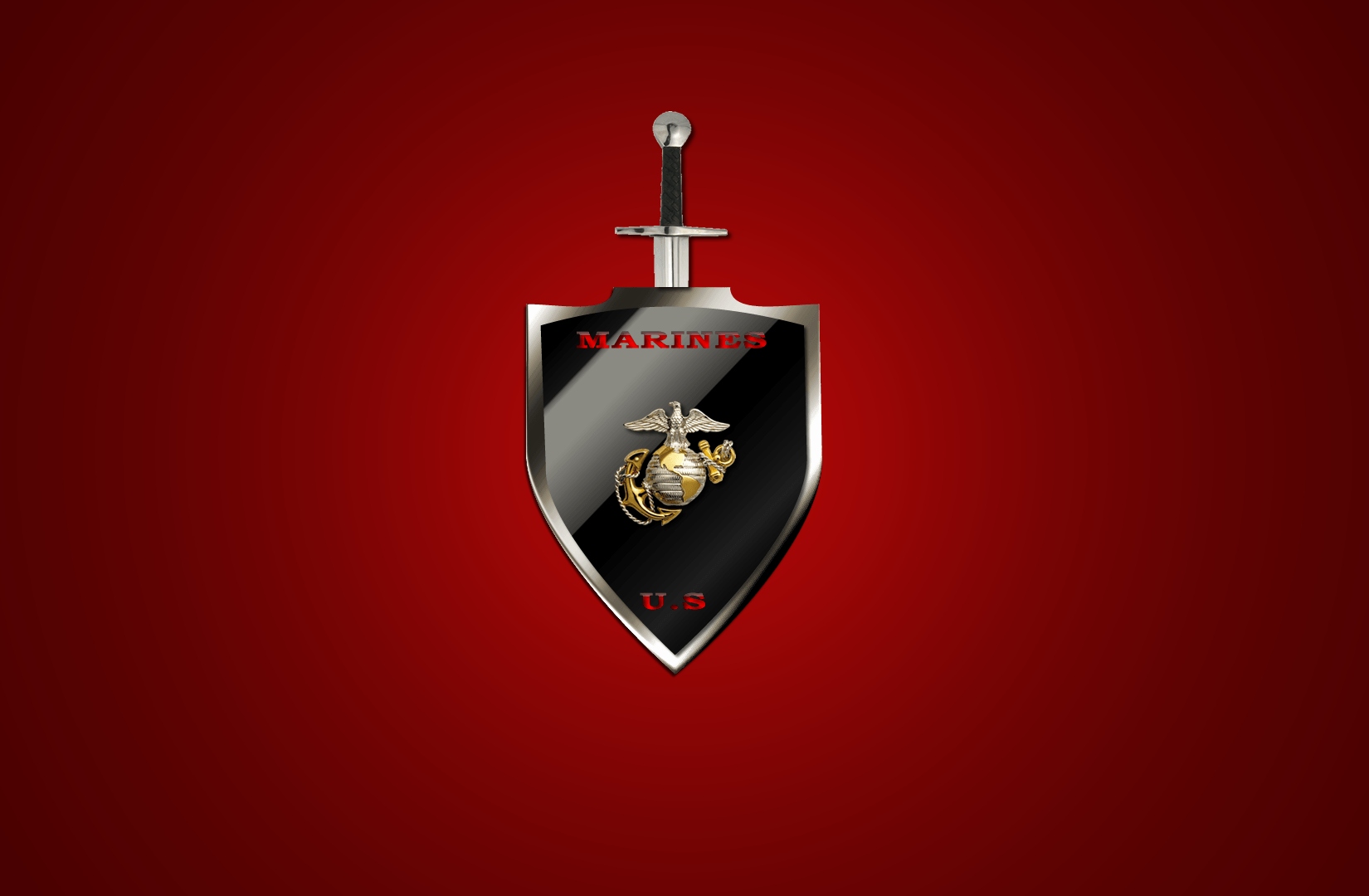Us Marine Corps Shield , HD Wallpaper & Backgrounds