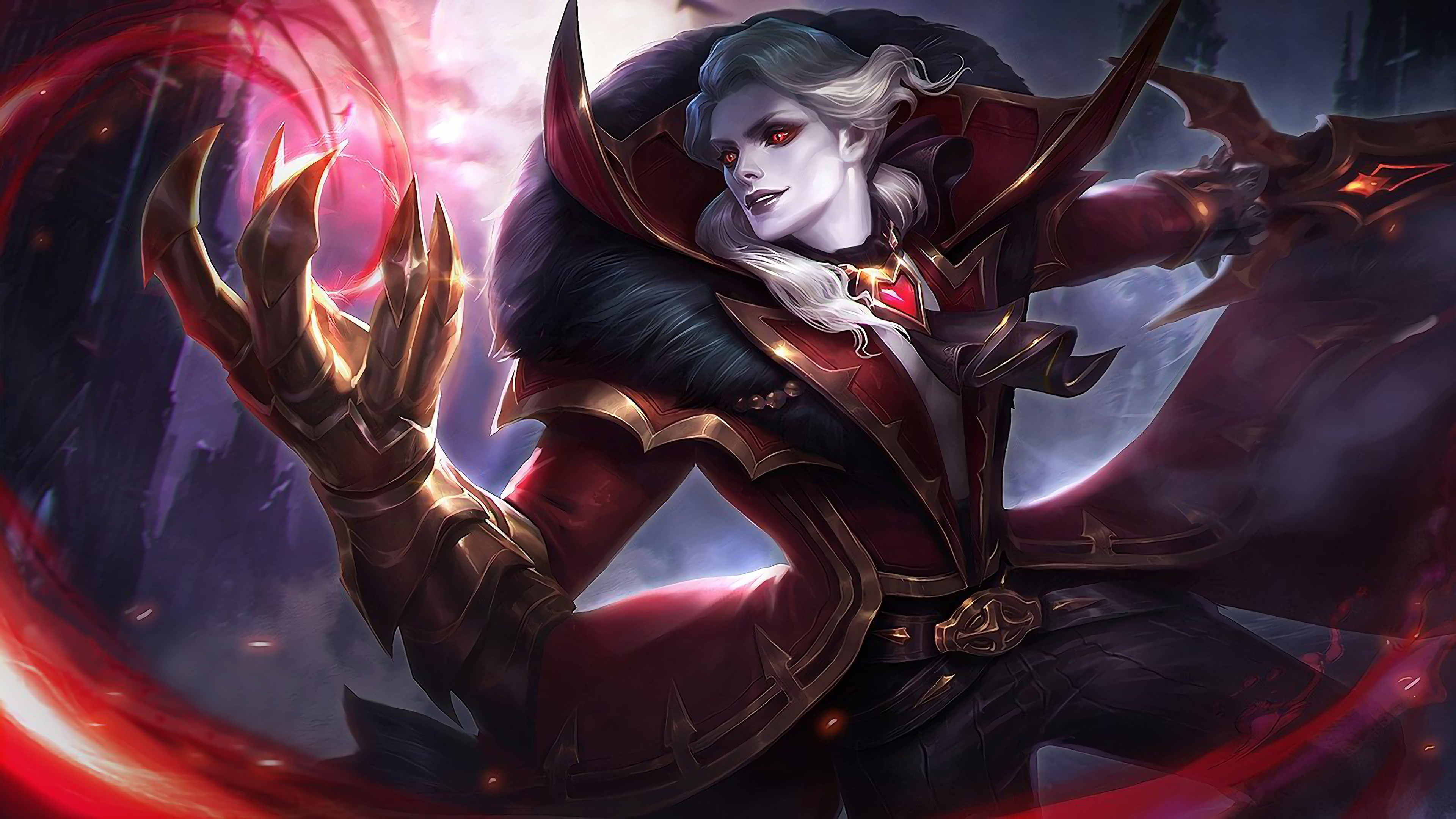 Alucard, Viscount, Skin, Mobile Legends, 4k, - Mobile Legends Alucard Viscount , HD Wallpaper & Backgrounds