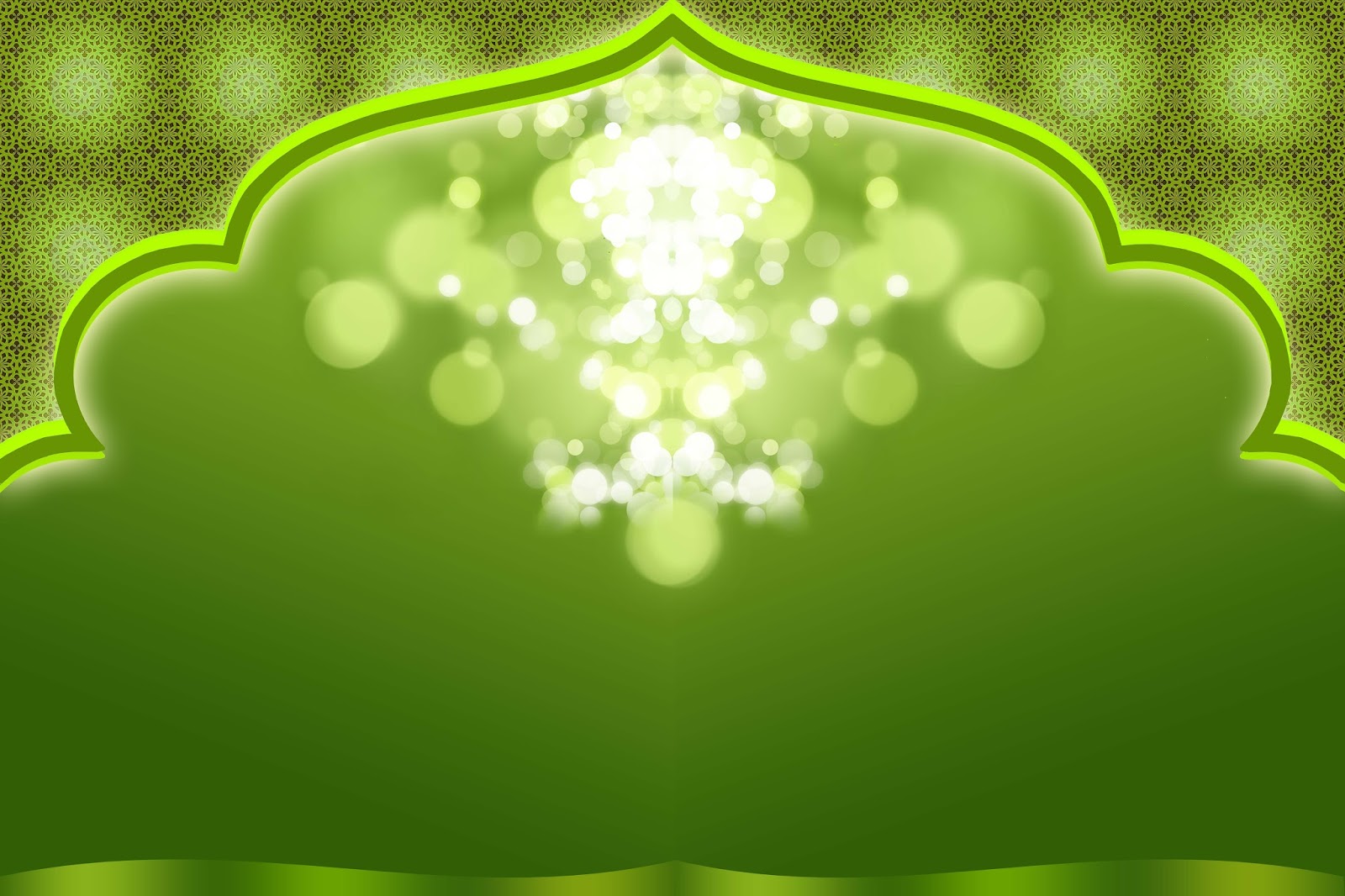 Islamic Background Wallpaper Green Presentation - Background Hijau Islami , HD Wallpaper & Backgrounds