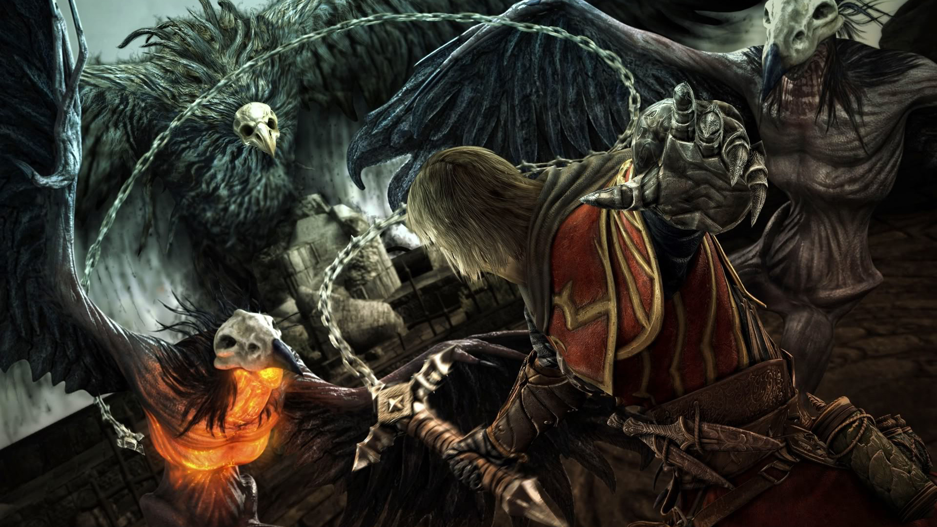 Castlevania Lords Of Shadow Wallpaper - Boss Castlevania Lords Of Shadow , HD Wallpaper & Backgrounds