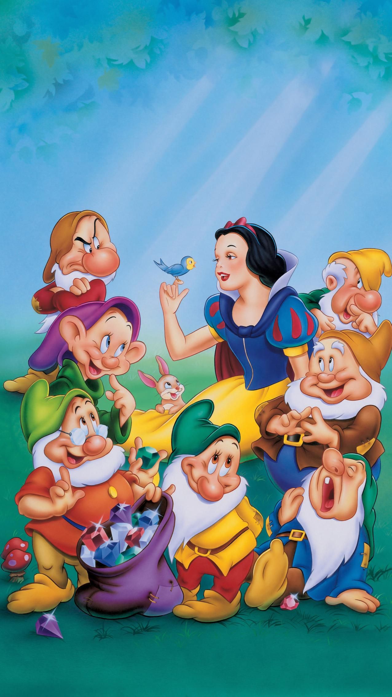 Snow White And Seven , HD Wallpaper & Backgrounds