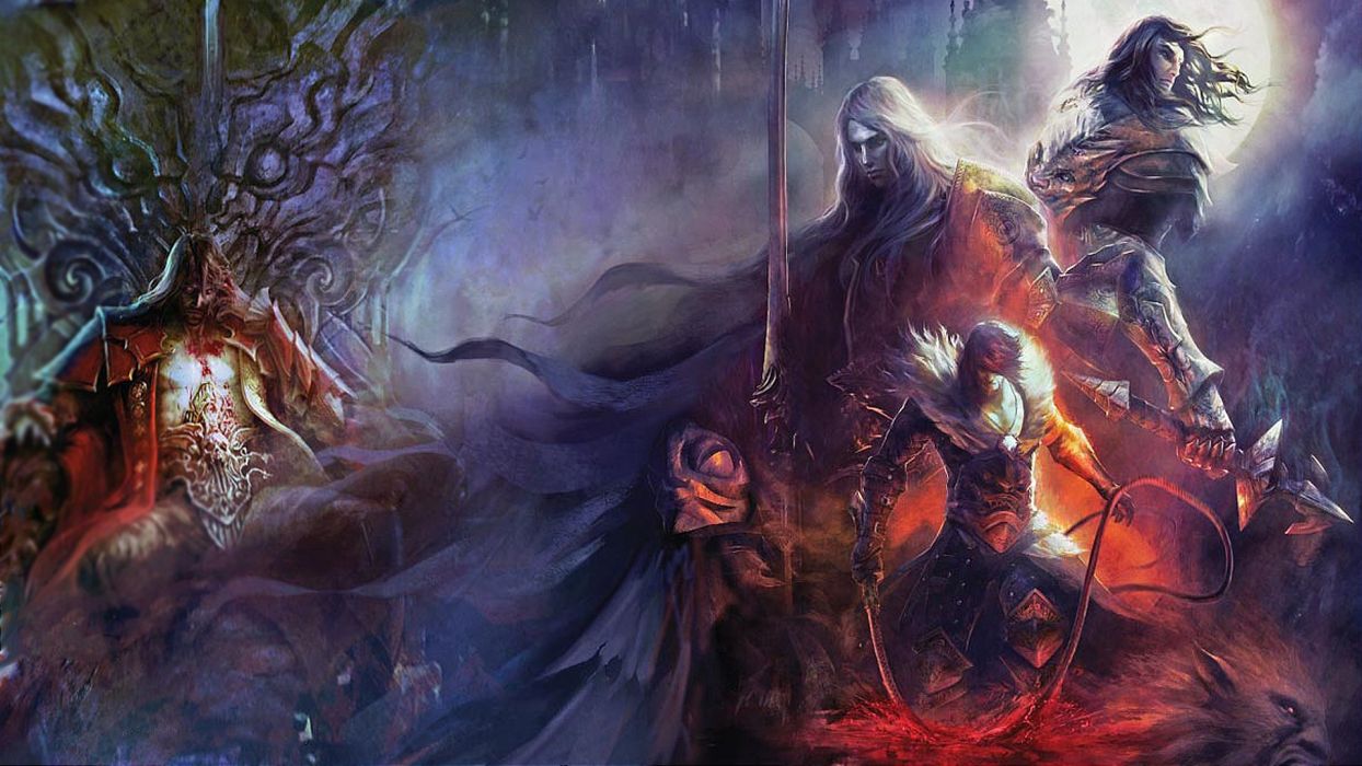 Castlevania Fantasy Dark Vampire Dracula Adventure - Castlevania Wallpaper Hd , HD Wallpaper & Backgrounds