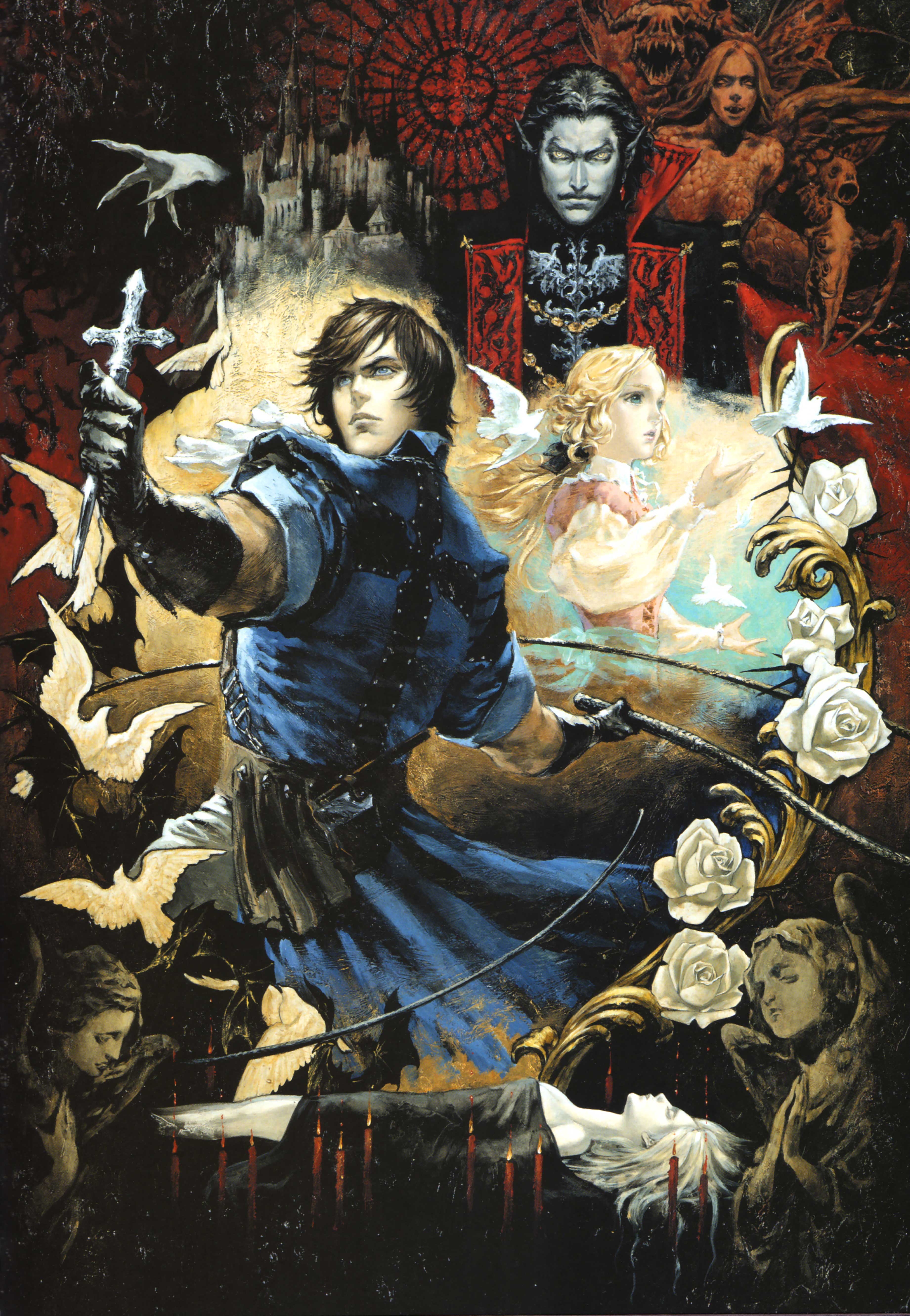Castlevania - Castlevania Dracula X Chronicles Art , HD Wallpaper & Backgrounds