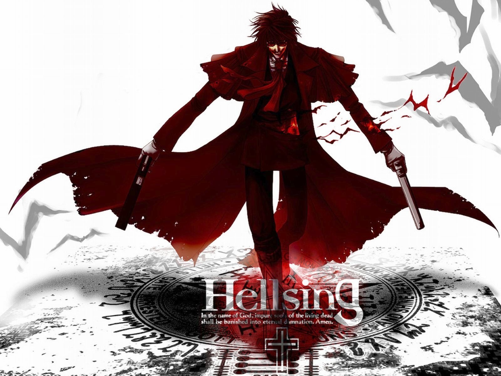 Alucard Wallpaper - Hellsing Vampire Hunter , HD Wallpaper & Backgrounds
