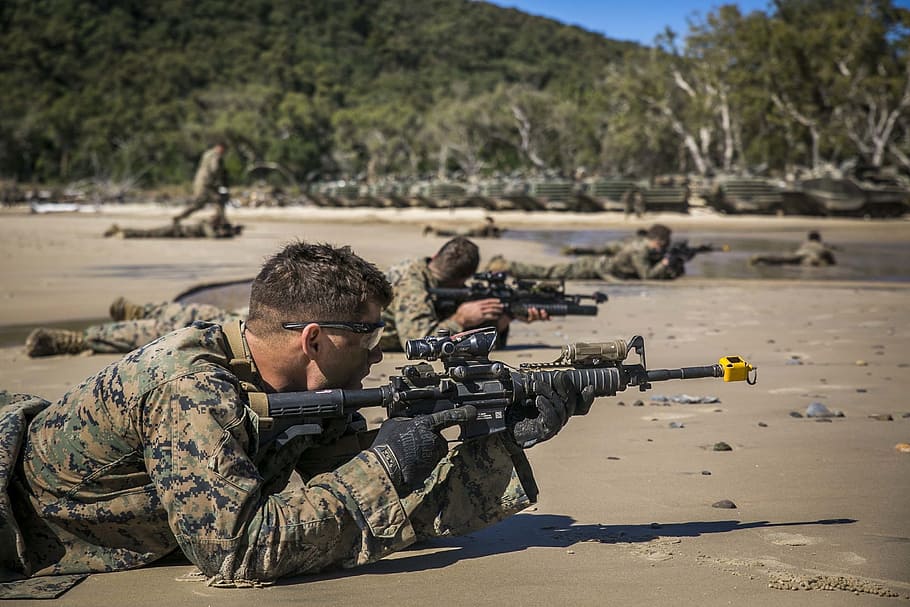 Usmc, United States Marine Corps, Marines, Landing, - United States Marines 2019 , HD Wallpaper & Backgrounds