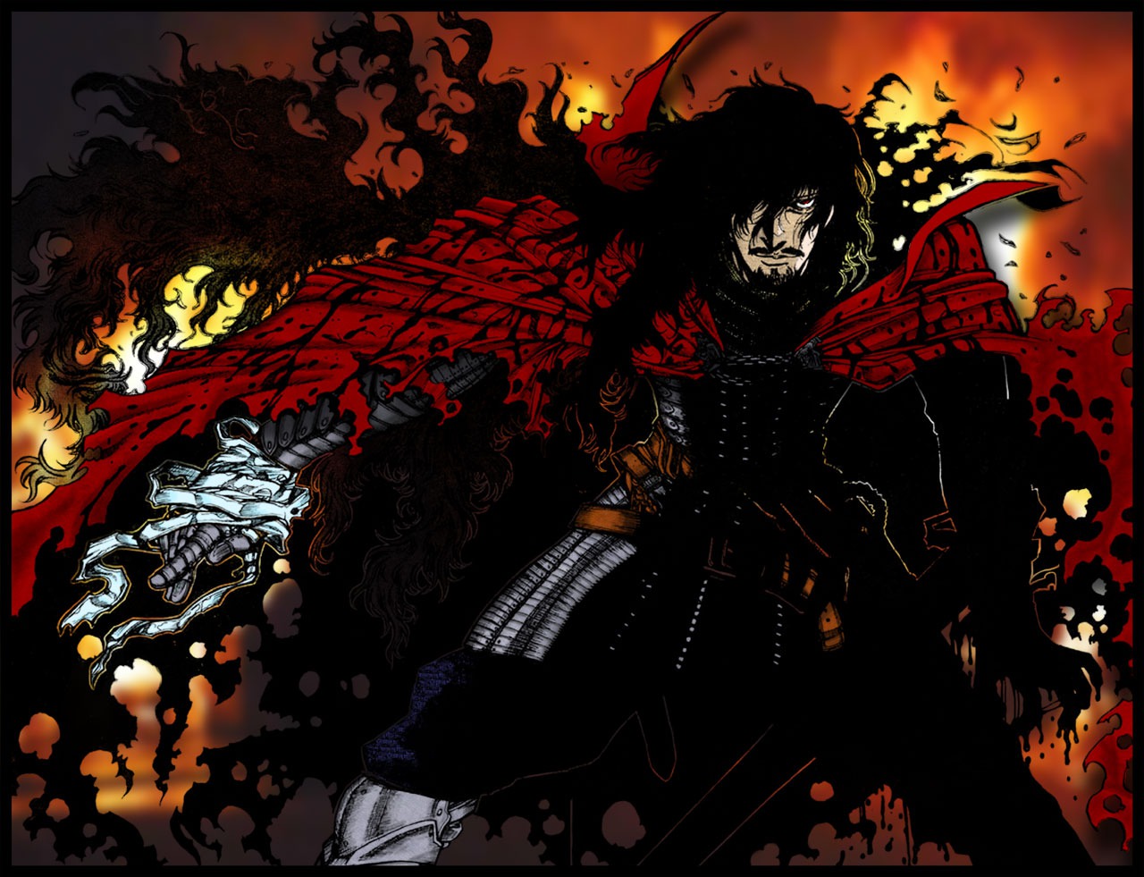 Alucard Wallpaper - Hellsing Vlad The Impaler , HD Wallpaper & Backgrounds