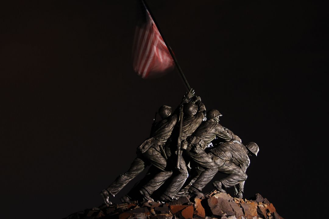 Marine Corps Wallpaper And Screensavers - Marine Corps War Memorial , HD Wallpaper & Backgrounds
