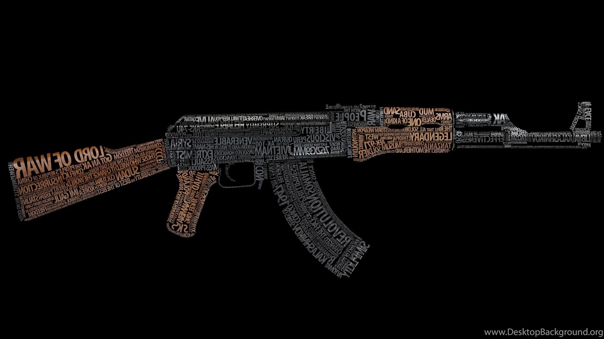 Best Wallpaper Ak 47 Source Â - Ak 47 Background 4k , HD Wallpaper & Backgrounds