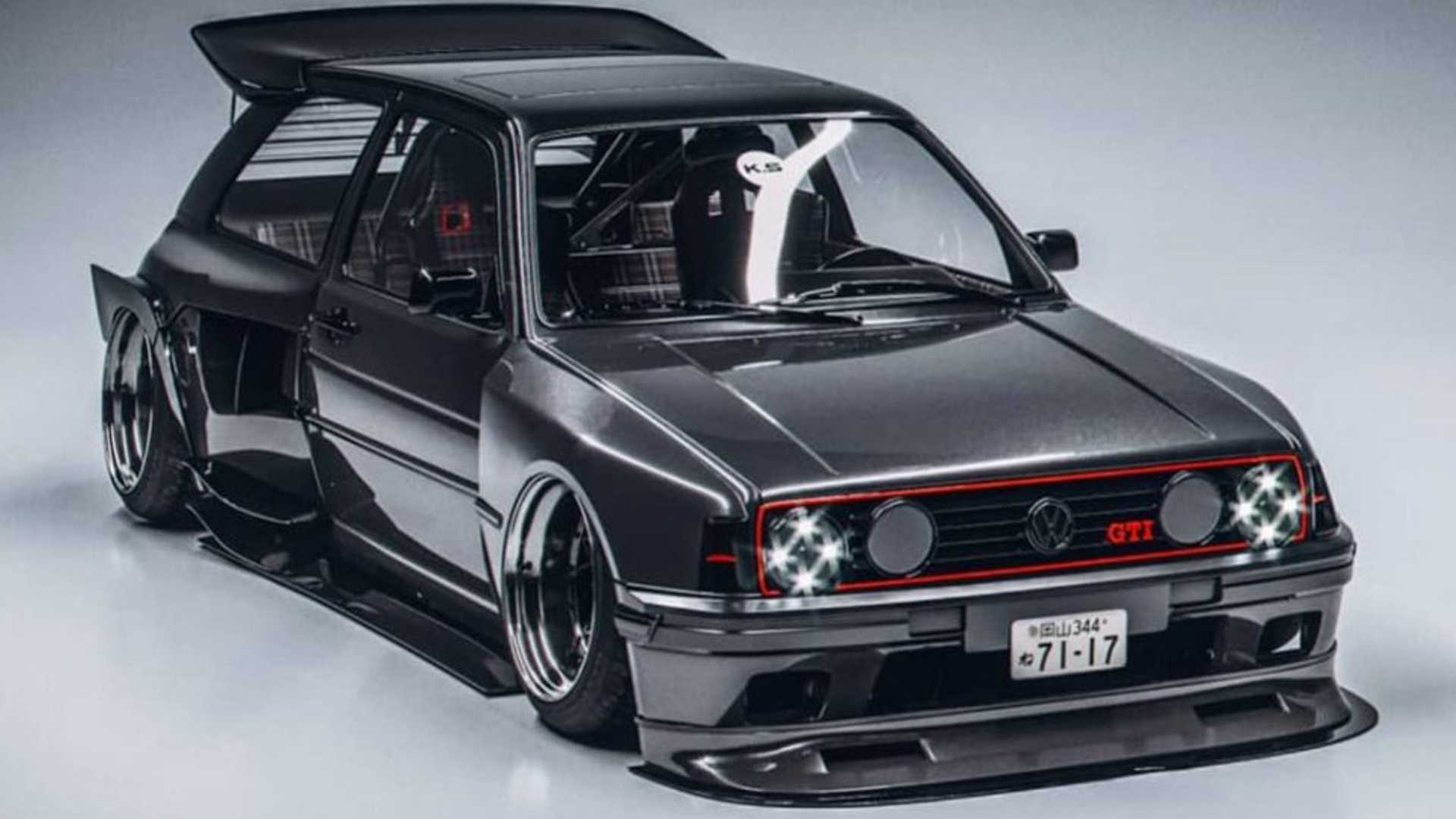 Virtual Vw Golf Gti Will Become Reality Thanks To Prior - Golf 2 Gti Tuning , HD Wallpaper & Backgrounds
