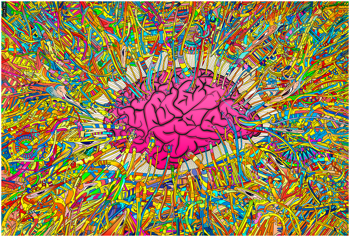 Brains Wallpaper - Brain Psychedelic , HD Wallpaper & Backgrounds