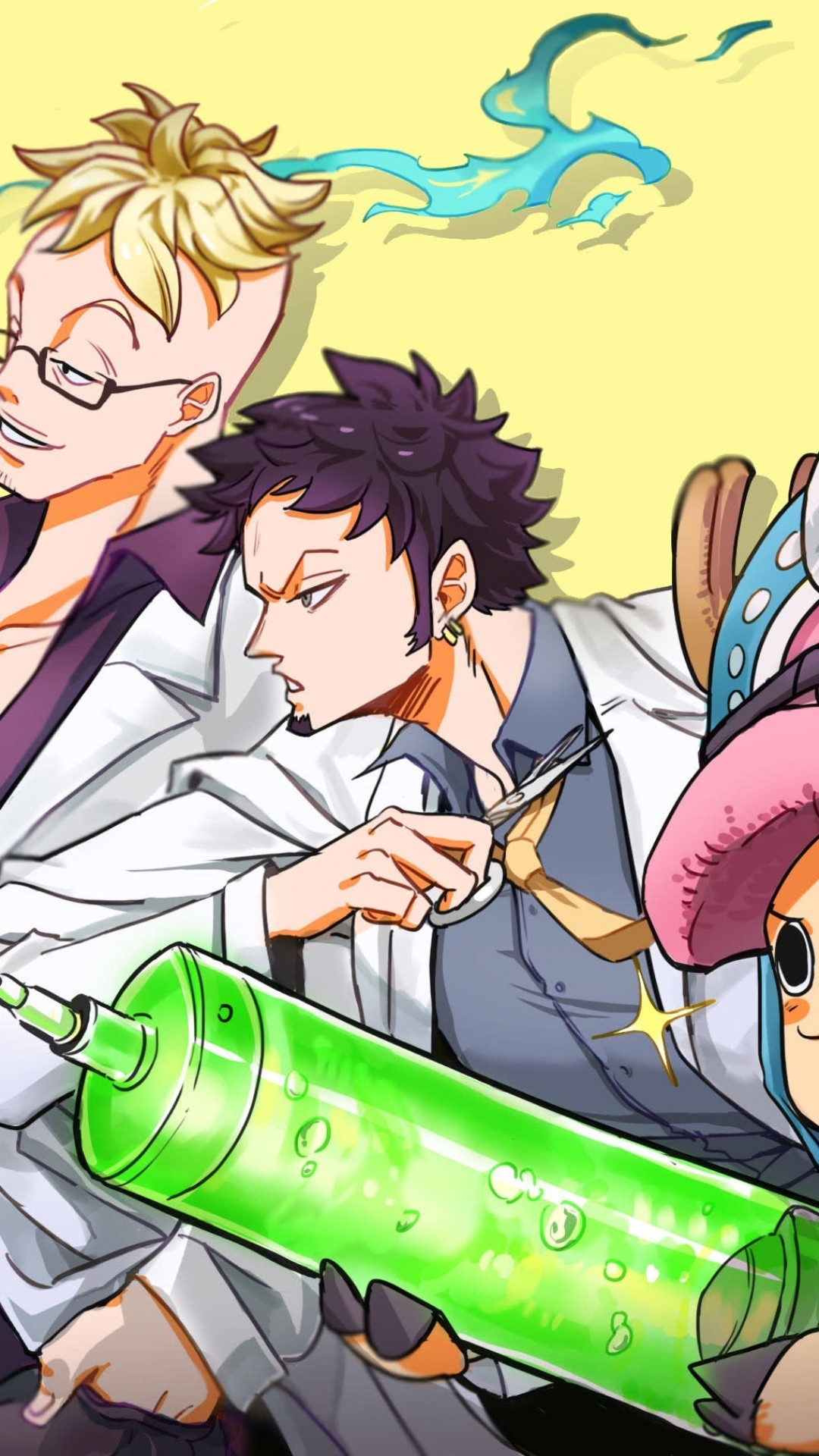 Trafalgar Law, Tony Tony Chopper, Marco, One Piece , HD Wallpaper & Backgrounds