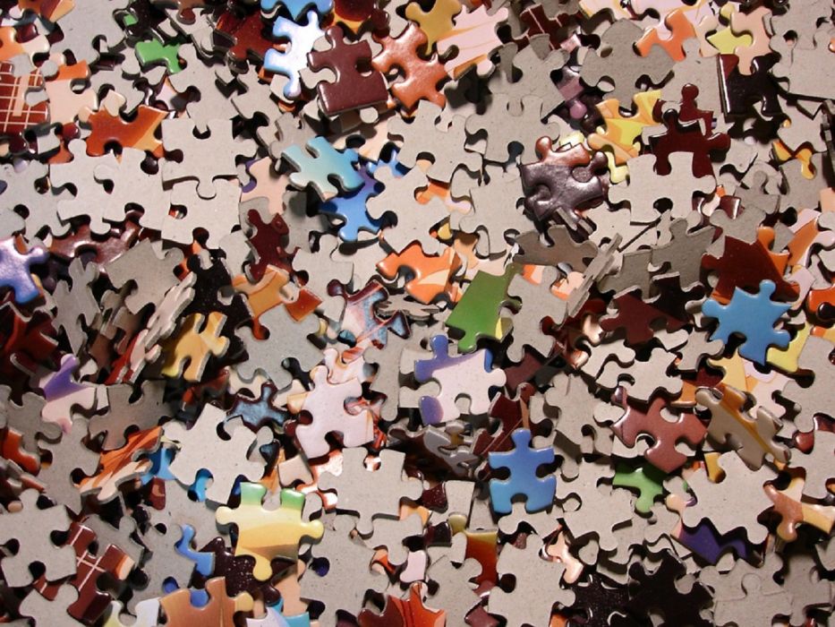 Jigsaw Puzzle Wallpaper - Complicated Puzzle , HD Wallpaper & Backgrounds