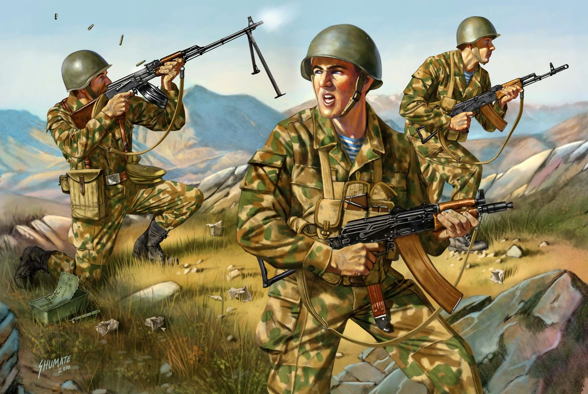 Vdv Paratroopers, Special Forces, Wallpapers For Desktop, - Soviet Soldier Afghanistan Equipment , HD Wallpaper & Backgrounds