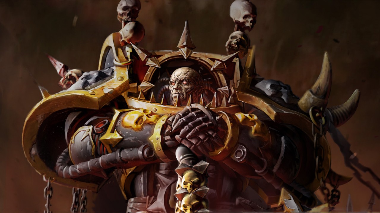 Warhammer 40k Wallpapers - Chaos Warhammer 40k Art , HD Wallpaper & Backgrounds