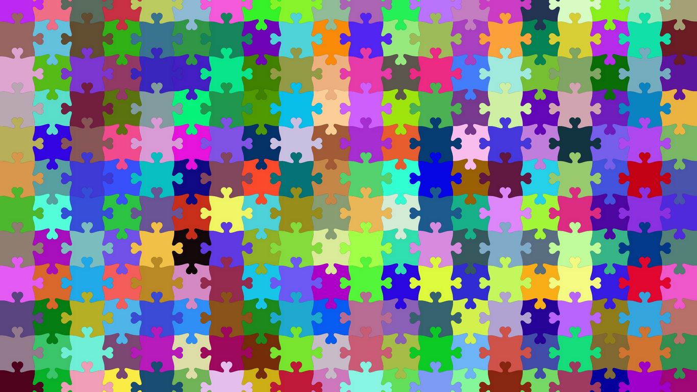 Wallpaper Puzzle, Mosaic, Patterns, Colorful - Puzzle Background Iphone , HD Wallpaper & Backgrounds