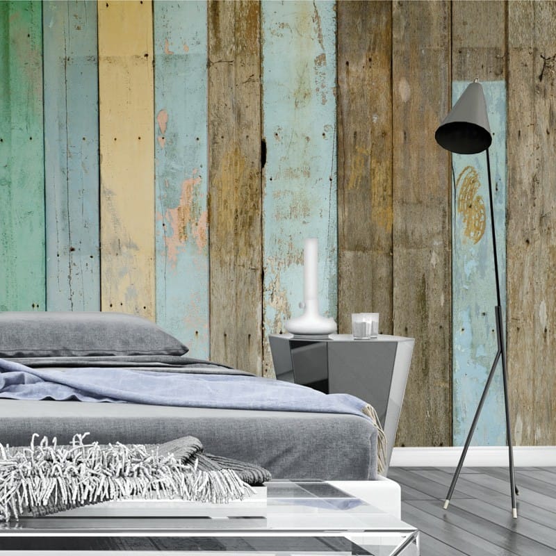 Wood Panel Wallpaper In Bedrooms , HD Wallpaper & Backgrounds