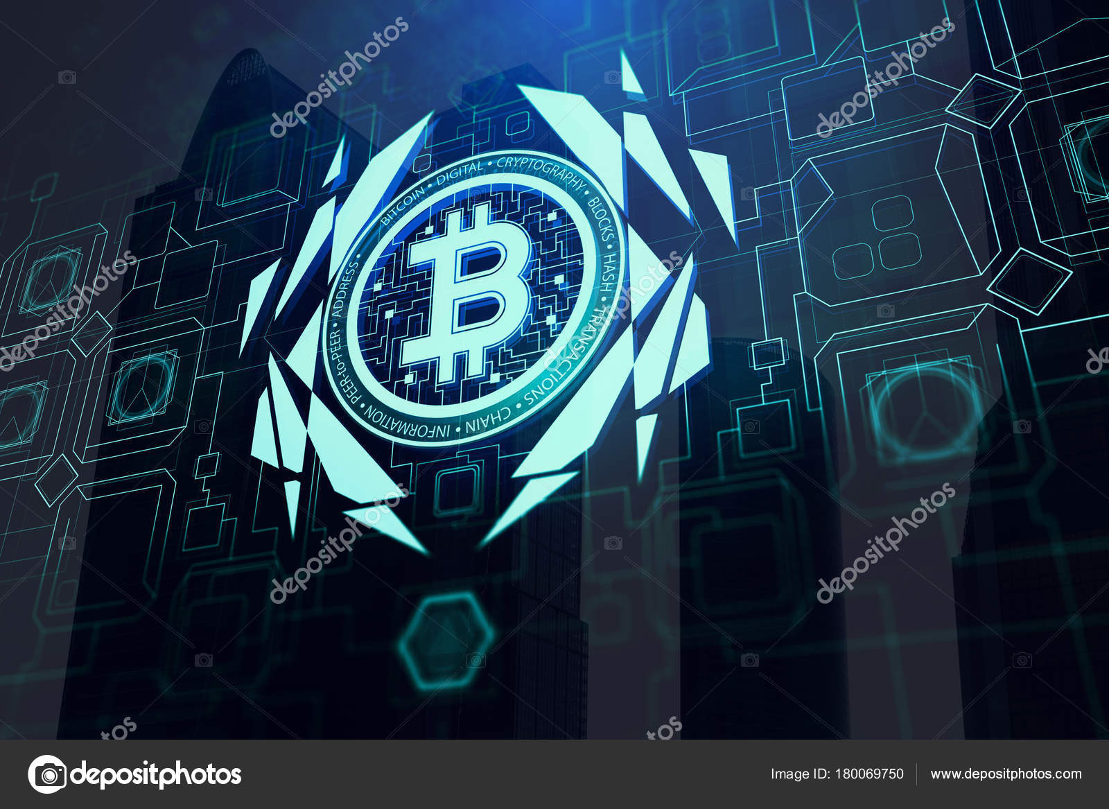 Creative Bitcoin Wallpaper Stock Photo - Bitcoin Papel De Parede , HD Wallpaper & Backgrounds