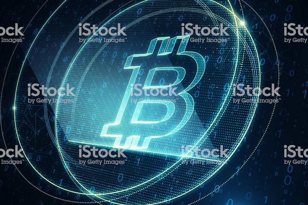 Creative Blue Bitcoin Wallpaper - Circle , HD Wallpaper & Backgrounds