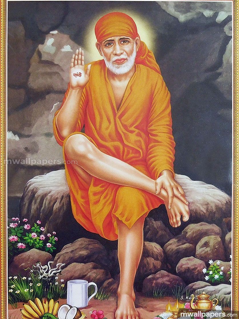 Baba Hd - Sai Baba Ji , HD Wallpaper & Backgrounds
