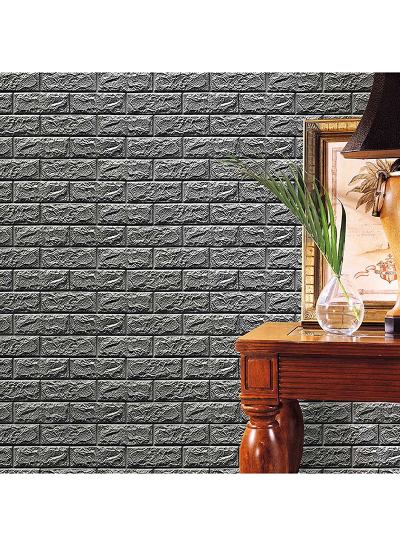 Buy Pe Foam 3d Wallpaper Diy Wall Stickers Wall Decor - Dinding 3d Bata Abu , HD Wallpaper & Backgrounds