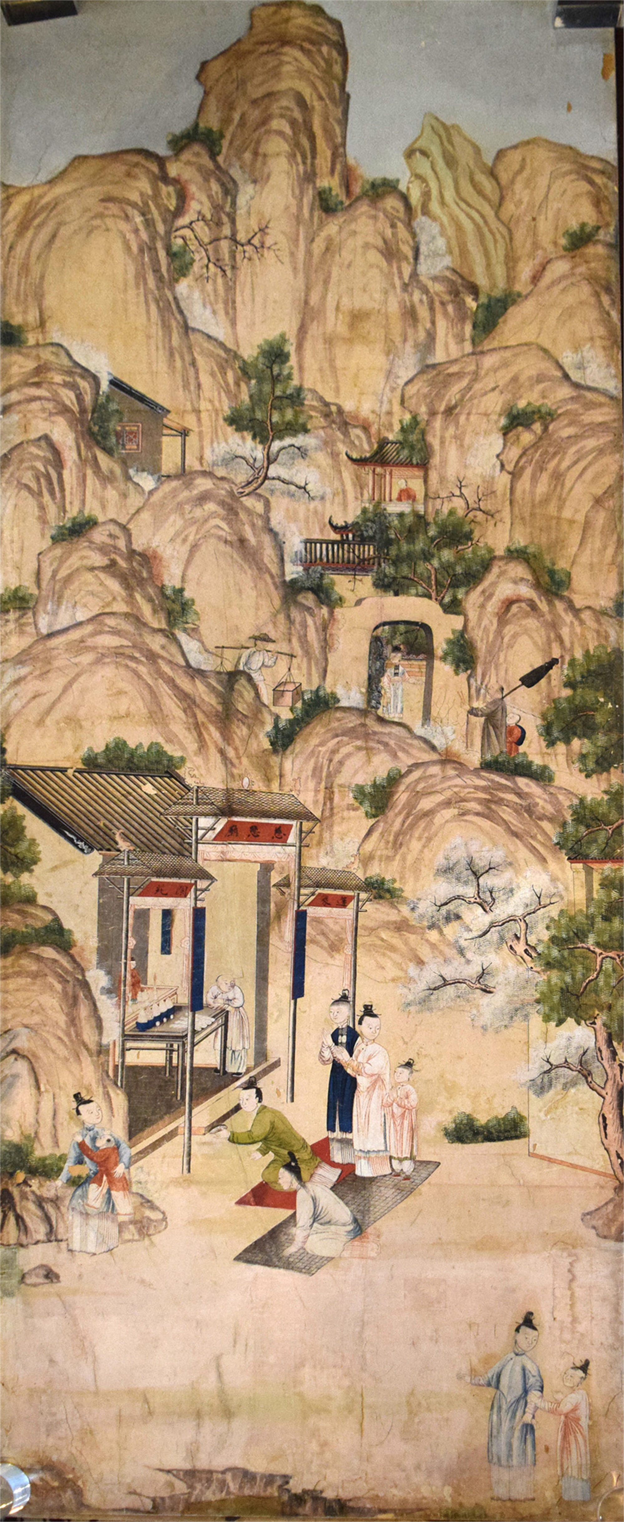 Group Of Chinese Wallpaper Panels - Painting , HD Wallpaper & Backgrounds