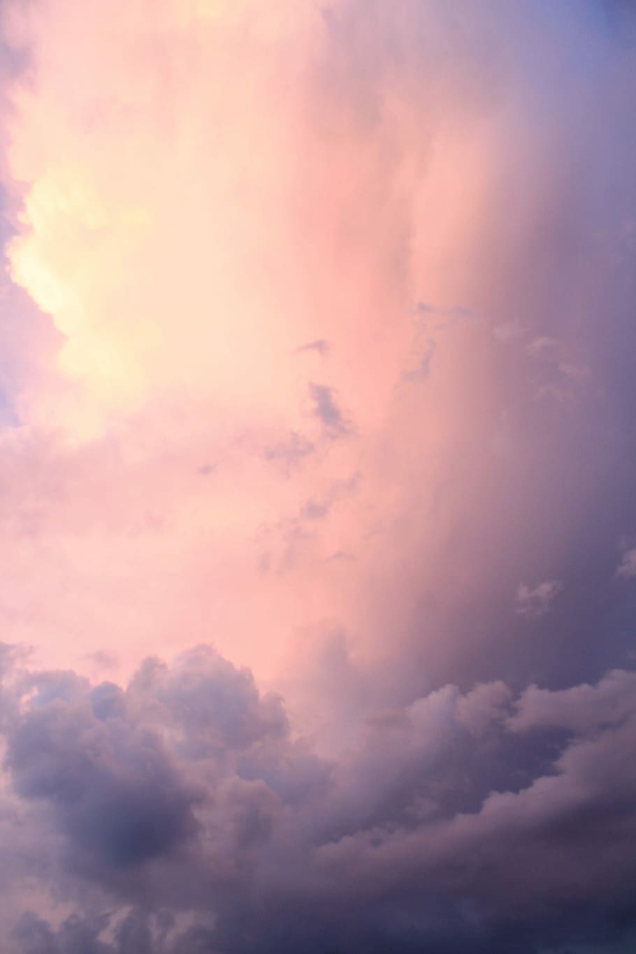 White Clouds During Daytime Gray And Pink Clouds Iphone Xs Max Wallpaper Pink Hd Wallpaper Backgrounds Download