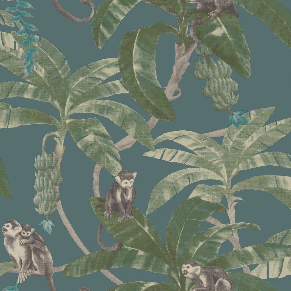 Grandeco Monkey Puzzle Green Wallpaper My2403 - Grandeco Monkey Puzzle , HD Wallpaper & Backgrounds