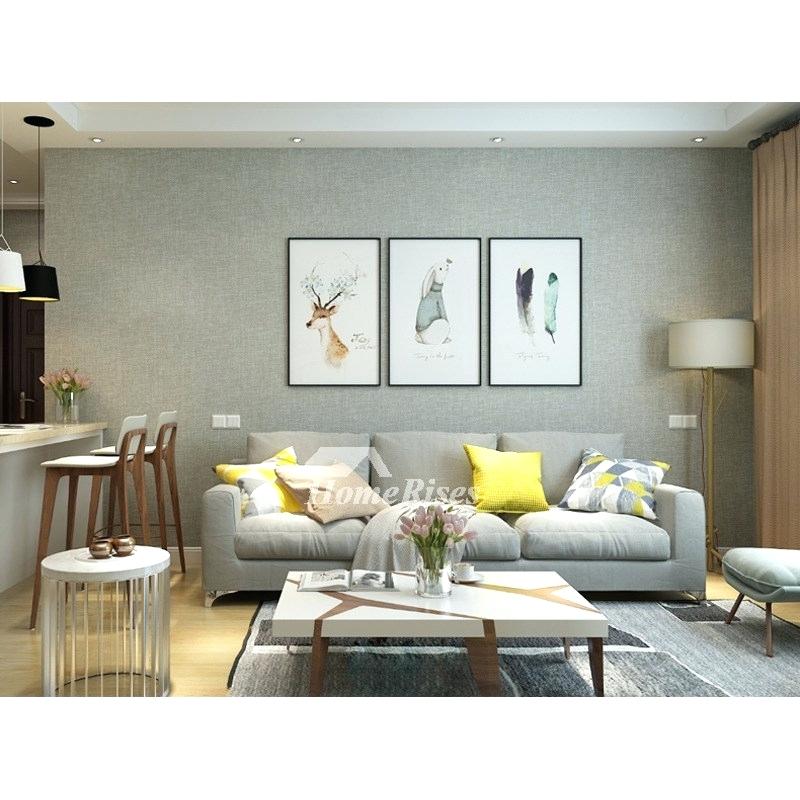 Modern Wallpaper Living Room Textured Wallpaper Beige - Living Room With Textured , HD Wallpaper & Backgrounds